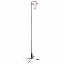 240 - 305cm Adjustable Netball Goal Ring/Hoop with Stand for Kids Basketball Net 