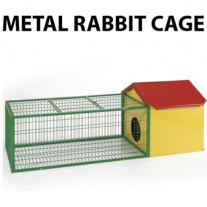 Metal Rabbit Cage Large
