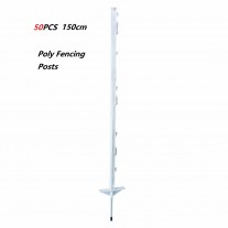 50 x 150cm Multi Wire Electric Poly Posts for Electric Fence 