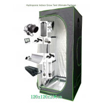  Hydroponic Indoor Grow Tent Ultimate Package- 120x120x200cm TENT+ 600W Grow Light Kit +6" Fan/Filter Kit