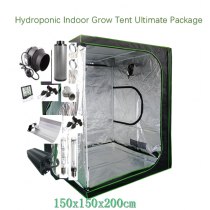  Hydroponic Indoor Grow Tent Ultimate Package- 150x150x200cm TENT+ 600W Grow Light Kit +6" Fan/Filter Kit