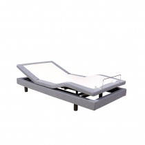 Electric Adjustable Bed Base Grey Single 210