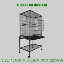 Large Flight Cage Bird Cage On Stand and Wheels 