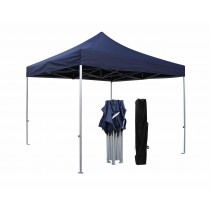 3X3m Commercial Aluminum Folding Gazebo Marquee Pop Up Outdoor Canopy Navy 