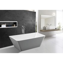Bathroom Acrylic Free Standing Bath Tub Thin Edge 1500 x 750 x 600 Freestanding (linea slim)