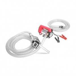 12V Electric Diesel Transfer Pump Auto Oil Bio-diesel Fuel Bowser Gauge