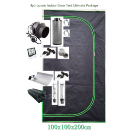  Hydroponic Indoor Grow Tent Ultimate Package- 100x100x200cm TENT+ 600W Grow Light Kit +4" Fan/Filter Kit