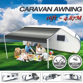 16ft x 8 ft Caravan Roll out Awning Annex Aluminium Construction Complete Pack