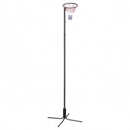 240 - 305cm Adjustable Netball Goal Ring/Hoop with Stand for Kids Basketball Net 