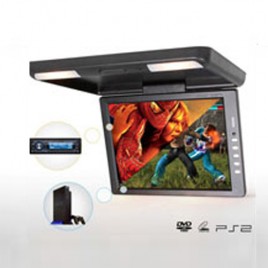 13.3 inch Flip Down Roof Monitor with Dome Light Infrared