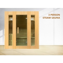 3 Person Indoor Traditional Steam Sauna 003S