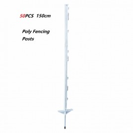 50 x 150cm Multi Wire Electric Poly Posts for Electric Fence 