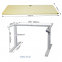 Manual 140 X70 cm Height Adjustable Stand Up Computer Desk Standing Workstation