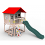 Outdoor Wooden Tower Kids Play Cubby House Cubbyhouse Sandpit Slide Climbing Rock 2124