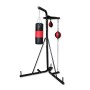 Multi Station Boxing Stand with Punching Bag Speed Ball Floor To Ceiling Ball