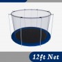 Trampoline Replacement Safety Net 12FT Netting 8 Poles