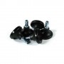Black Office Chair Glides - Set of 5