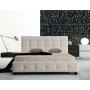 Italian Design Deluxe Mondo Faux Leather Bed Frame (Double Size,White)