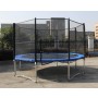12FT Trampoline And Enclosure Set with Safety Net and Ladder 