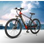 SAMEBIKE 26 inch CARBON Electric e-Bike Mountain Bike Bicycle eBike Motorised 350W Motor 8Ah Battery Max 30 KPH Black