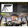 13.3 inch Flip Down Roof Monitor with Dome Light Infrared