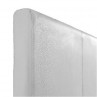 Leather Bed Frame White - Backboard