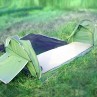Single Camping Deluxe Dome Canvas Swag Tent 