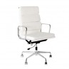 Eames Chair White Italian Leather - Premium